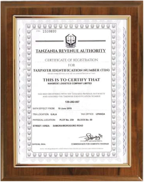 TIN Registration